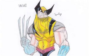 Dibuja A Wolverine Paso a Paso Fácil