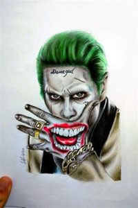 Cómo Dibuja Al Joker Escuadron Suicida Fácil Paso a Paso