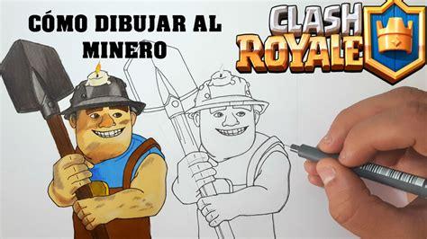 Cómo Dibuja Al Minero Clash Royale Fácil Paso a Paso