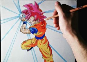 Dibujar Artemaster A Goku Fácil Paso a Paso