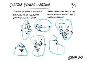 Cómo Dibuja Cabezas Cartoon Fácil Paso a Paso