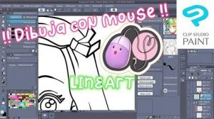 Dibuja Con Mouse En Clip Studio Paint Fácil Paso a Paso