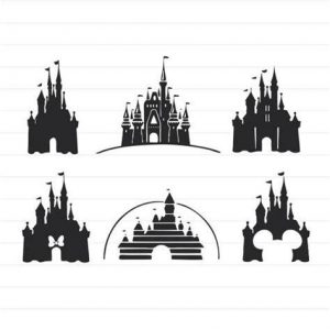 Dibujar El Castillo De Disney Fácil Paso a Paso