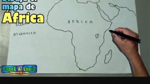 Dibuja El Mapa De Africa Paso a Paso Fácil