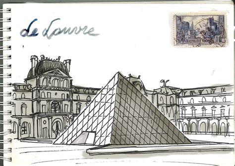 Cómo Dibuja El Museo Del Louvre Fácil Paso a Paso