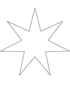 Dibujar Estrellas De 7 Puntas Paso a Paso Fácil