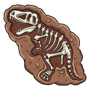Cómo Dibujar Fosiles De Dinosaurios Paso a Paso Fácil