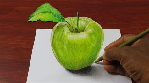 Dibuja Frutas En 3D Fácil Paso a Paso