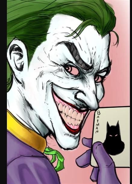 Cómo Dibuja La Cara Del Joker Fácil Paso a Paso