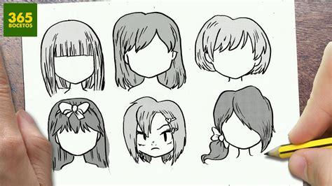 Cómo Dibujar Peinados Anime Paso a Paso Fácil