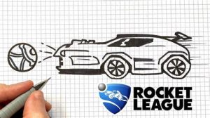 Cómo Dibujar Rocket League Fácil Paso a Paso