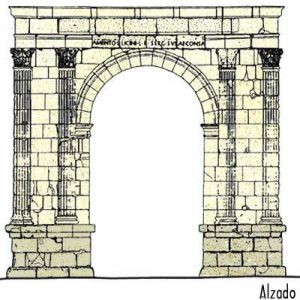 Cómo Dibuja Un Arco Romano Fácil Paso a Paso