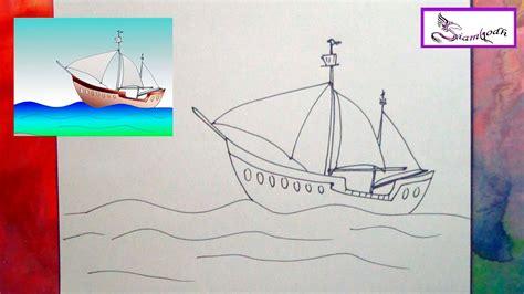 Cómo dibujar Un Barco Velero 】 Paso a Paso Muy Fácil 2023 - Dibuja Fácil