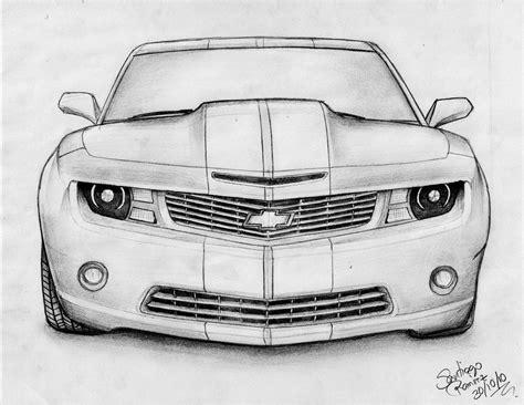 Dibuja Un Chevrolet Camaro Paso a Paso Fácil