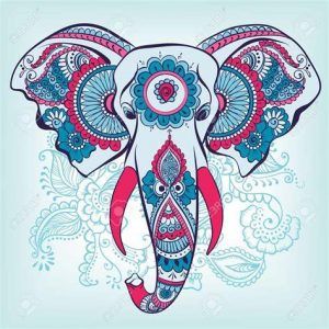 Dibujar Un Elefante Hindu Paso a Paso Fácil