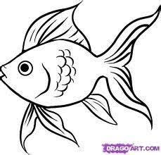 Dibujar Un Goldfish Fácil Paso a Paso