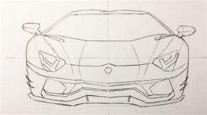 Dibujar Un Lamborghini Aventador Paso a Paso Fácil