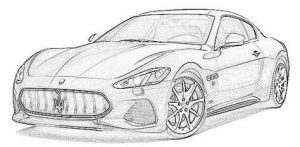 Cómo Dibuja Un Maserati Fácil Paso a Paso