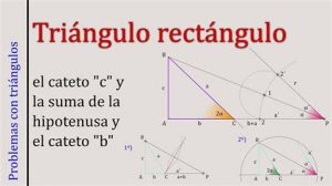 Dibuja Un Triangulo Rectangulo Dado Un Cateto Y La Hipotenusa Paso a Paso Fácil