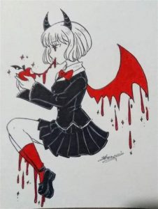 Dibujar Un Vampiro Anime Fácil Paso a Paso