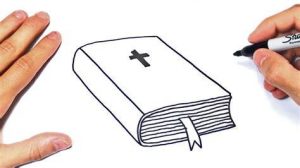 Dibuja Una Biblia Paso a Paso Fácil