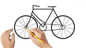 Dibujar Una Bicicleta Sencilla Paso a Paso Fácil