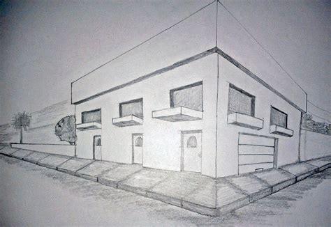 Dibujar Una Casa Con Dos Puntos De Fuga Fácil Paso a Paso