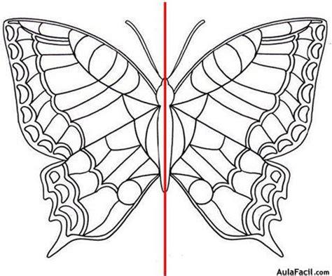 Dibujar Una Mariposa Simetrica Fácil Paso a Paso