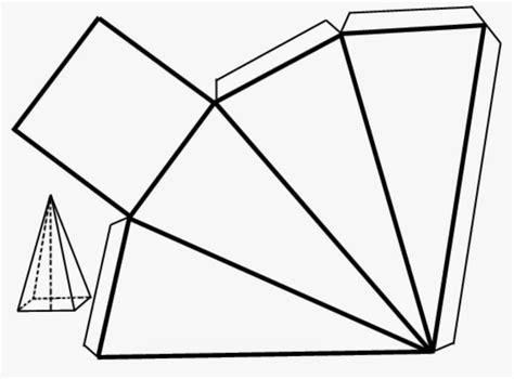 Dibujar Una Piramide Cuadrangular Para Armar Fácil Paso a Paso