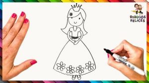 Cómo Dibuja Una Princesas Fácil Paso a Paso