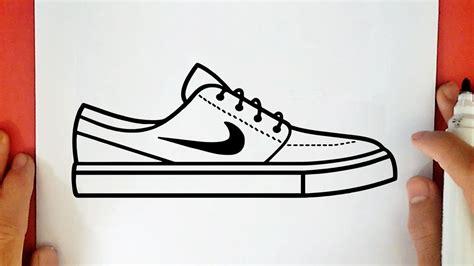 Cómo dibujar Una Zapatilla Nike 】 Paso a Paso Muy Fácil 2023 - Dibuja Fácil