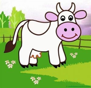Dibuja Vacas Para Niños Fácil Paso a Paso