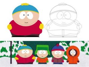 Dibujar A Cartman Fácil Paso a Paso