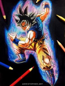 Dibujar A Goku Ultra Instinto Dominado Artemaster Fácil Paso a Paso
