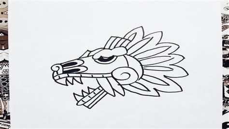 Dibujar A Quetzalcoatl Paso a Paso Fácil