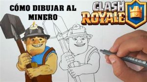 Cómo Dibujar Al Minero De Clash Royale Paso a Paso Fácil