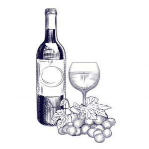 Dibujar Botella De Vino Fácil Paso a Paso