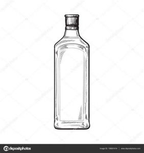 Cómo Dibujar Botellas De Vidrio Fácil Paso a Paso