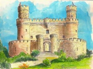 Cómo Dibuja Castillos Medievales Paso a Paso Fácil