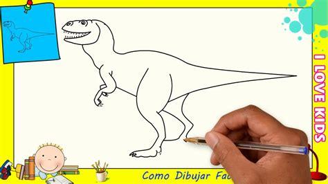 Dibuja Dinosaurios Para Niños Paso a Paso Fácil