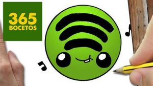 Dibuja El Logo De Spotify Paso a Paso Fácil