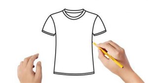 Cómo Dibuja En Camiseta Fácil Paso a Paso