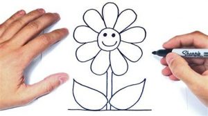 Cómo Dibujar Floreses Y Bonitas Paso a Paso Fácil