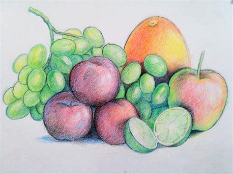 Cómo dibujar Frutas Realistas 】 Paso a Paso Muy Fácil 2023 - Dibuja Fácil