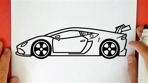 Cómo Dibuja Lamborghini Fácil Paso a Paso