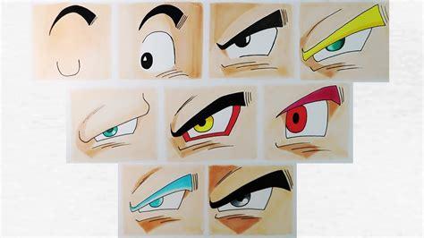Cómo Dibujar Los Ojos De Goku Paso a Paso Fácil