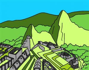 Cómo Dibuja Machu Picchu Para Niños Paso a Paso Fácil