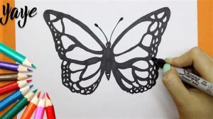 Cómo Dibujar Mariposas Bonitas Fácil Paso a Paso