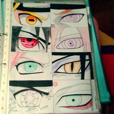 Cómo Dibuja Ojos Anime Naruto Fácil Paso a Paso