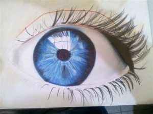Cómo Dibujar Ojos Azules Paso a Paso Fácil